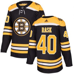 Miehille NHL Boston Bruins Pelipaita Tuukka Rask 40 Authentic Musta  Koti